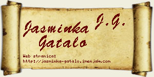 Jasminka Gatalo vizit kartica